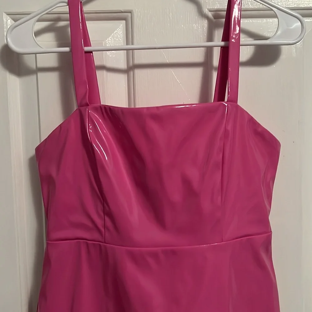 PINK LEATHER DRESS! - Picture 2 of 5